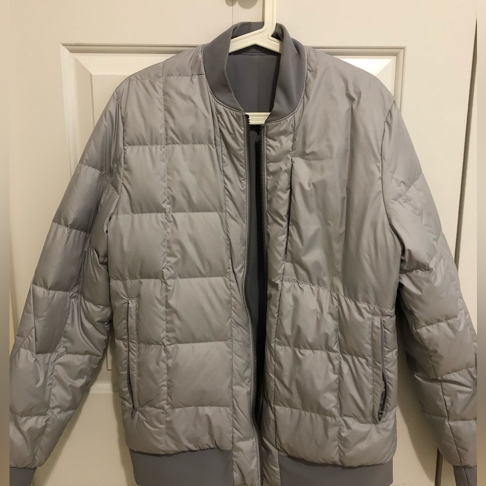 lululemon reversible down bomber jacket